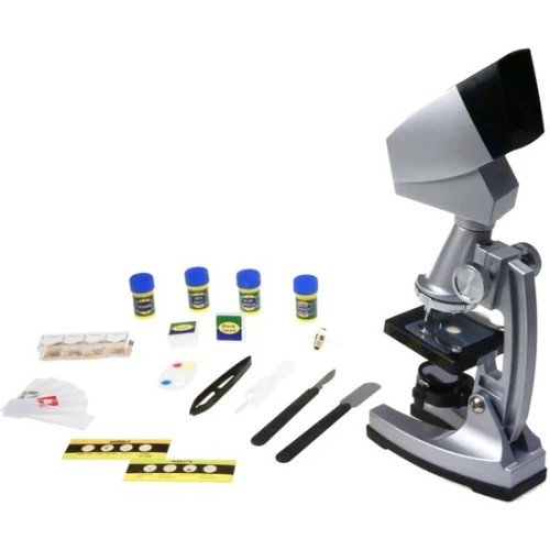 Nikula-50x-100x-200x-400x-600-1200x Çocuklariçin Eğitici Projektörlü Mikroskop Seti
