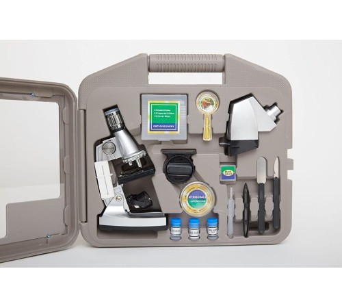 Nikula-50x-100x-200x-400x-600-1200x  Çocuklariçin Eğitici  Projektörlü Mikroskop Seti