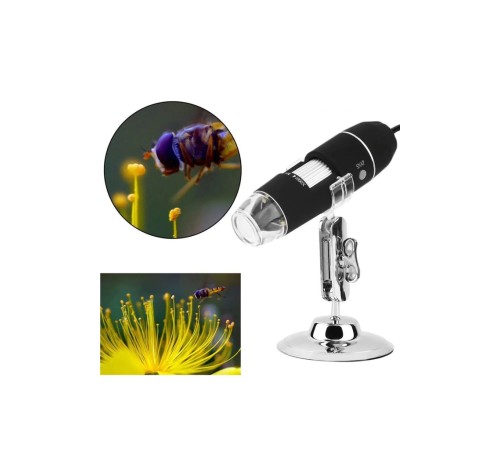 Nikula-1600X USB dijital mikroskop kamera endoskop 8LED büyüteç Metal standı