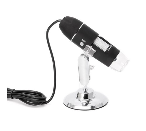 Nikula-1600X USB dijital mikroskop kamera endoskop 8LED büyüteç Metal standı