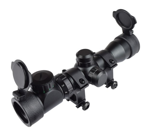 2-6x28 Spike Zoomlu Av Tüfeği Dürbünü Tüfek Hedef çizgili,çıft Işıklı