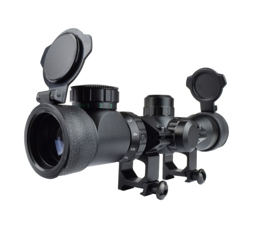 2-6x28 Spike Zoomlu Av Tüfeği Dürbünü Tüfek Hedef çizgili,çıft Işıklı