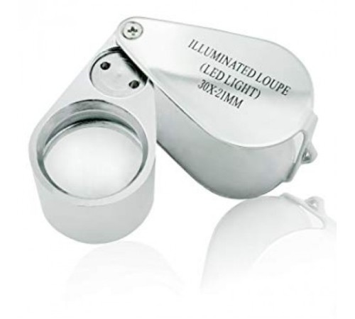 Nikula- Kontrol, Için özel Kutulu Metal ışıklı Lup 30x21