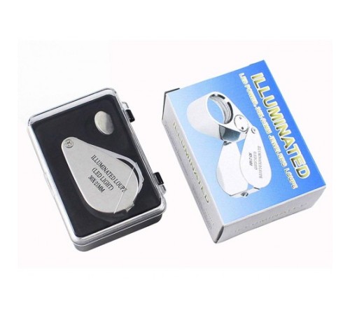 Nikula- Kontrol, Için özel Kutulu Metal ışıklı Lup 30x21