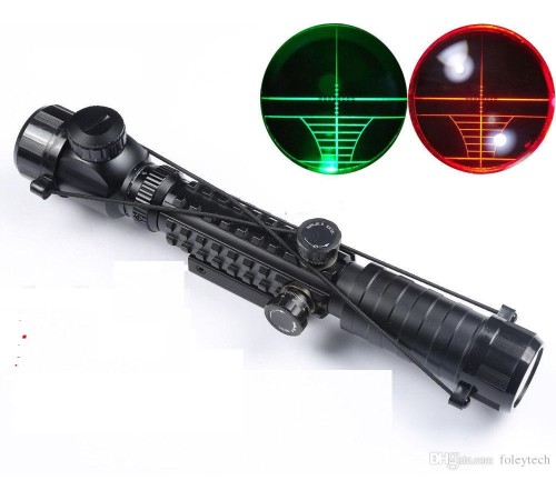 3-9x32 Eg  Spike  Zoomlu Av Tüfeği Dürbünü Tüfek çift Işık Kaynaklı