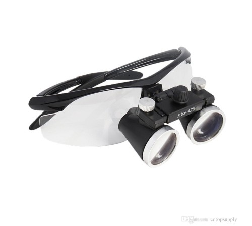 Nikula-3.5x-420mm  Diş Cerrahi Gözlük Lens Büyüteç,taşıma Çantalı