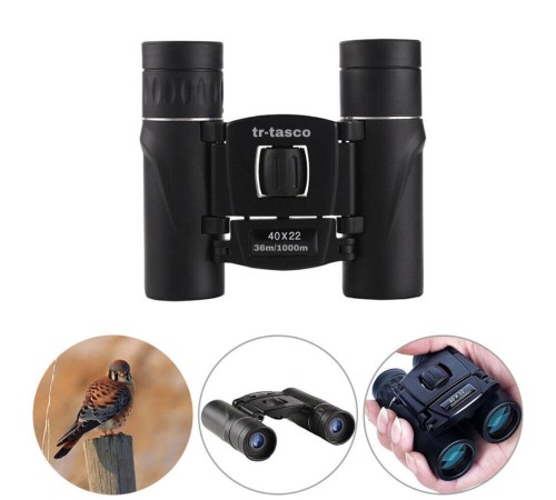 Tr-Tasco  40x22 Cepte Taşımalı Kauçuk Kaplamalı Mini Dürbün  1000m/36m