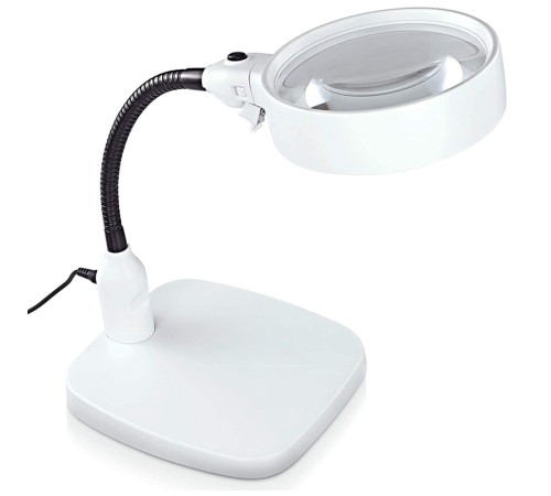 Nikula-Masaüstü 10X Led Işıklı Büyüteç Okuma El Sanatları Onarım Büyüteç 7765