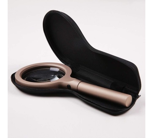 Nikula-12 Led Işıklı 10x Büyüteç  ,Yaşlılar Ve Çocuklar Için Okuma saplı  metal büyüteç 8013