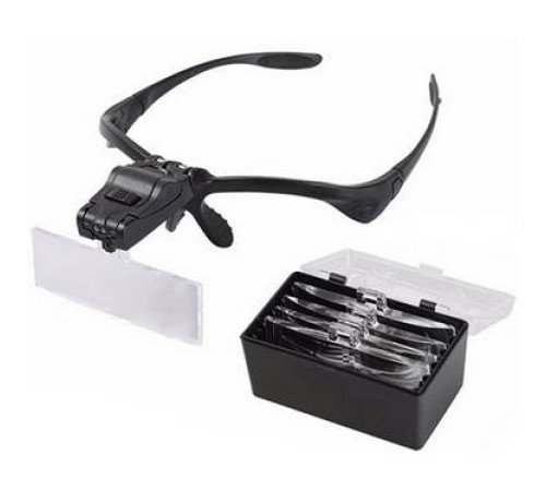 Nikula-Işıklı Gözlük Büyüteç - 5 Farklı Lens 9892B