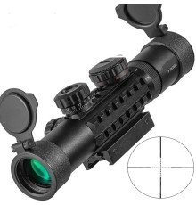 C3-9X26eg   Raylı Çift ışıklı Tüfek Dürbünü  11mm/22mm