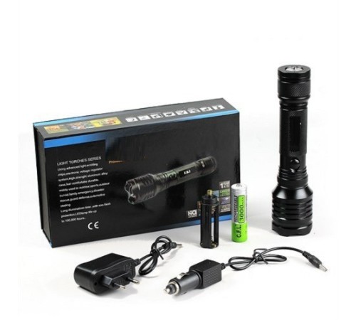 Alüminyum şarjlı Zoom'lu El Feneri F-6055