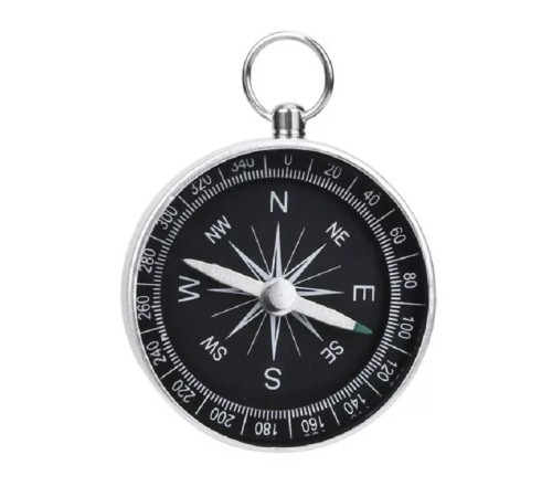 Nikula-Mini Paslanmaz Alüminyum Pusula G44-2b