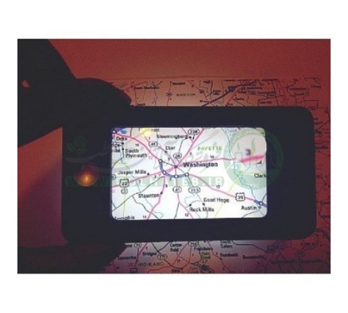 Nikula-iphone  şekli Led Işıkları Ile Led Aydınlatmalı,3x-5x,okuma Büyüteç