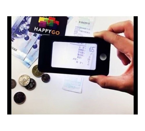 Nikula-iphone  şekli Led Işıkları Ile Led Aydınlatmalı,3x-5x,okuma Büyüteç