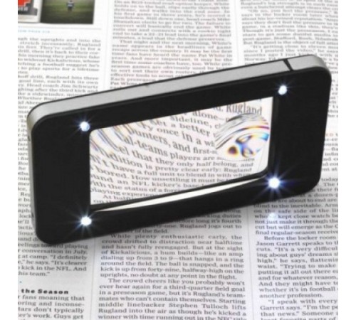 Nikula-iphone  şekli Led Işıkları Ile Led Aydınlatmalı,3x-5x,okuma Büyüteç