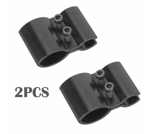 2x10mm 31mm Namlu Montaj Klip Taktik El Feneri Torch Sight Lazer Kapsam Kelepçe