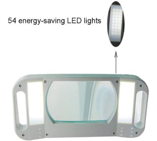 Nikula-5X 10X Büyüteç - LED Işıklı Süper Parlak Enerji Tasarruflu  Masa Lambası Lt-861