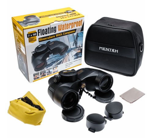 Mentch 7x50 Profesyonel Dürbünü 1000m/132m Su Geçirmez Siyah