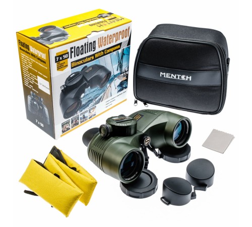 Mentch 7x50 Profesyonel Dürbünü 1000m/132m Su Geçirmez Yeşil