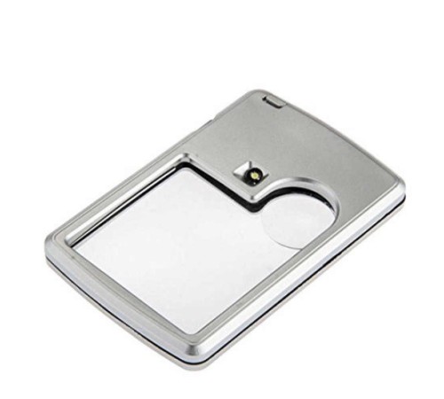 Nikula-X3.x6 Büyütmeli Deri  Kılıflı  Led Işıklı Cep Modelinde, Mücevher,okumada Kullanışlı Büyüteç