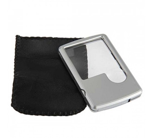 Nikula-X3.x6 Büyütmeli Deri  Kılıflı  Led Işıklı Cep Modelinde, Mücevher,okumada Kullanışlı Büyüteç