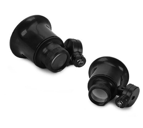 Nikula-20x Büyütmeli,saat,takı Onarım Için Cam Lensli Optik ışıklı  Göz Büyüteç-mg13b--9a