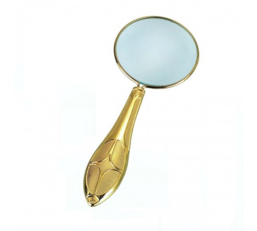 Nikula-Altın Renkli 5x-45mm Zarif Işlemeli özel Tasarlanmış Hediye Büyüteç-mg18155-7