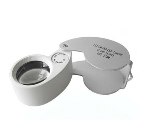 Nikula-Mini 40x25mm Takı Büyüteç, Cep Büyüteç, Teftiş, Elmas Pullar, Madeni Kontrol Lup Mg21011