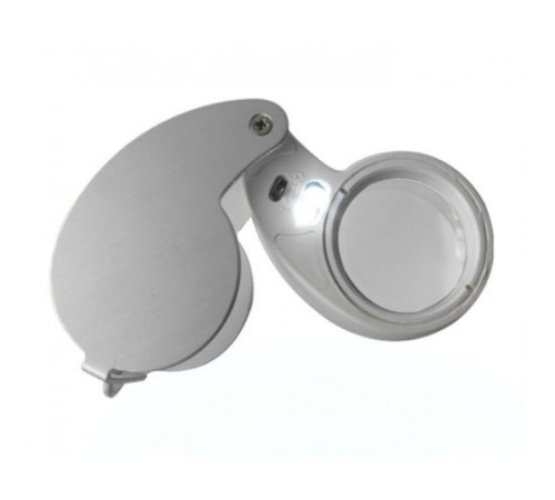 Nikula-Mini 40x25mm Takı Büyüteç, Cep Büyüteç, Teftiş, Elmas Pullar, Madeni Kontrol Lup Mg21011