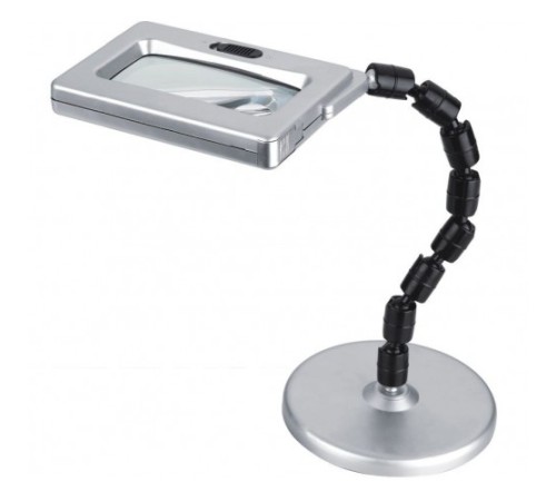 Nikula-Masa üstü Akrobat    2.5x100x50.80x20 Mercekli Işıklı Büyüteç