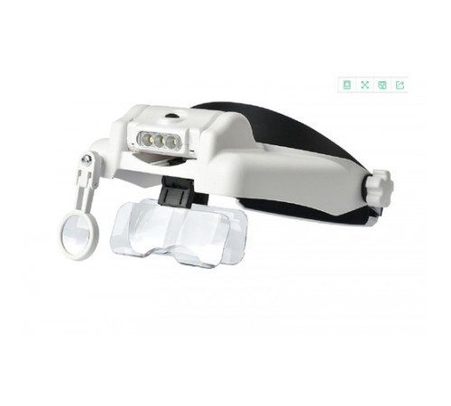 Nikula-3 Led Lambalı şapka Tıp Büyüteç 3lensli- Mg81000s