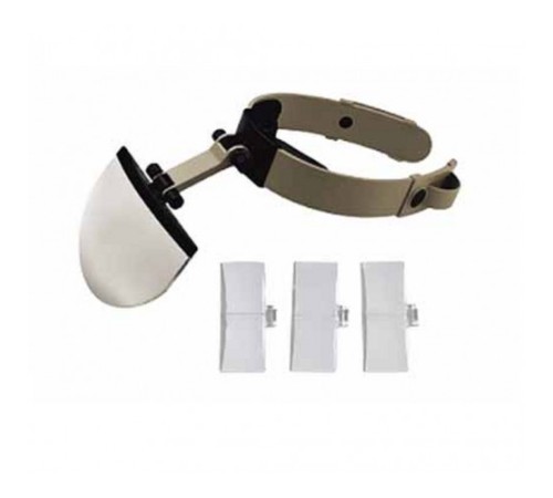 Nikula-şapka Tip Kask Büyüteç, 4 Farklı Büyütme Lensli Büyüteç