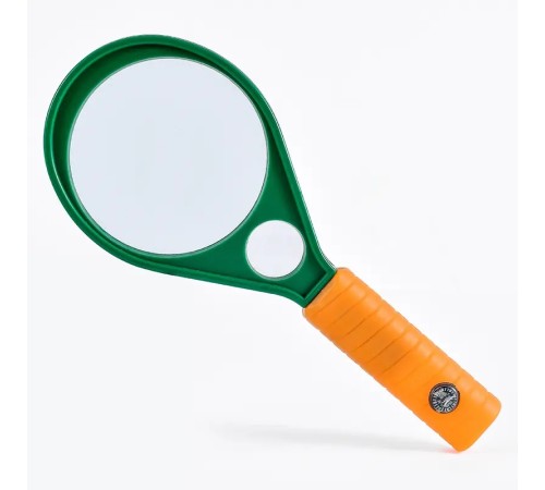 Nikula- Optik Cam El Büyüteç 65MM 6x 4x Pusulalı Çocuklar ve Yetişkinler MG89075