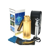 50x50 Panda Metal Gövde Tek Gözle Büyük Mercek Korsan Dürbün Gold