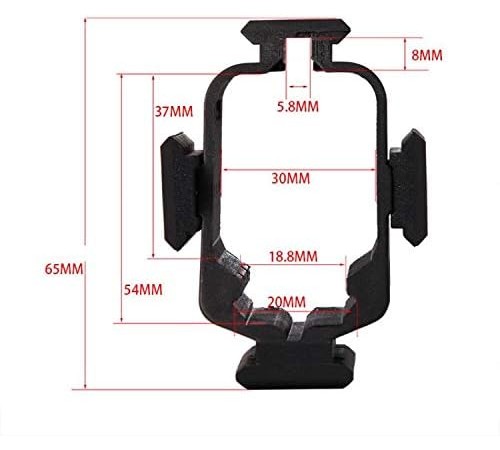 Tabanca için   Polimer Naylon  Fener, Lazer  Üst Ray  22mm