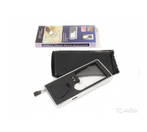 Nikula-Beyaz Led Işık Ile 3x / 10x Cep Telefonu Multi Büyüteç
