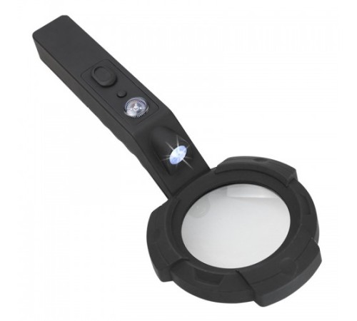 Nikula-7 Led Aydınlatma,fener,pusula,4x Büyütme Okuma Büyüteç  Th-600557