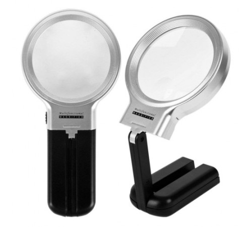 Nikula-ışıklı 3x60mm çok Fonksiyonlu Masaüstü Ayarlanabilir Büyüteç