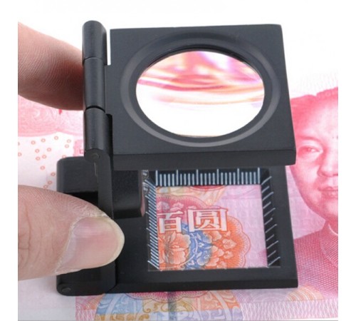 Nikula-25x25 Mm Full çelik Kaplı Katlamalı Büyüteç Th-9005b