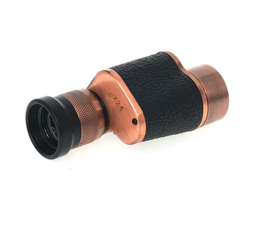 6x24  Baıgısh, Askeri Tarzi Pirinç Ve Deri Kaplamalı, Deri çantalı Monocular Dürbün Princ