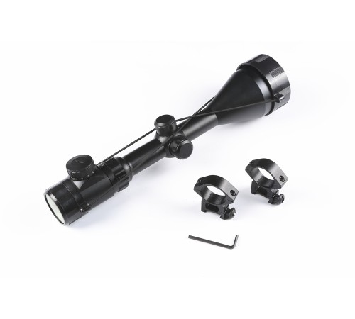 3-9x56eg Yüksek Kaliteli çıft ışık Kırmızı,yeşil Kaynaklı Avcılık Süfer Tüfek Dürbün(b)