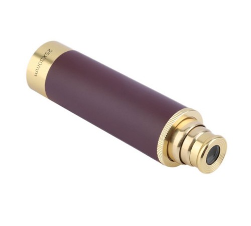 25x30 Panda Korsan Dürbün Deri Kaplama Avuç İçi Monoküler Dürbün