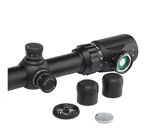 Yüksek Kaliteli 4-16x50aoeg Zoomlu çift Işık,kırmızı,yeşil Kaynaklı Tüfek Dürbünü(b)