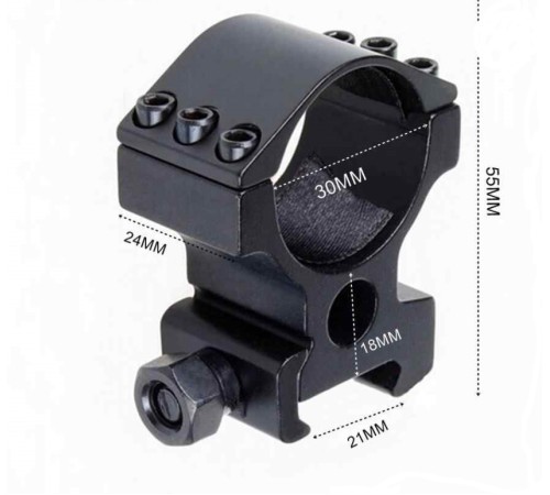 Nikula-30mm/21mm Tüfek Için Lazer,fener Bağlama Aparatı