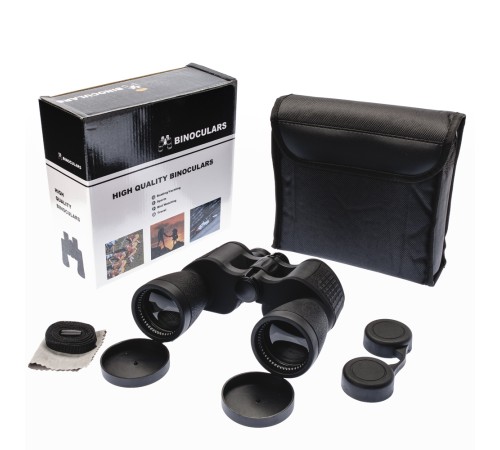 Nikula 7x50 – Geniş ön Mercekli Profesyonel El Dürbünü – 1000m/56m – Siyah V4