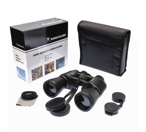 Nikula 7x50 – Geniş ön Mercekli Profesyonel El Dürbünü – 1000m/56m – Siyah V1