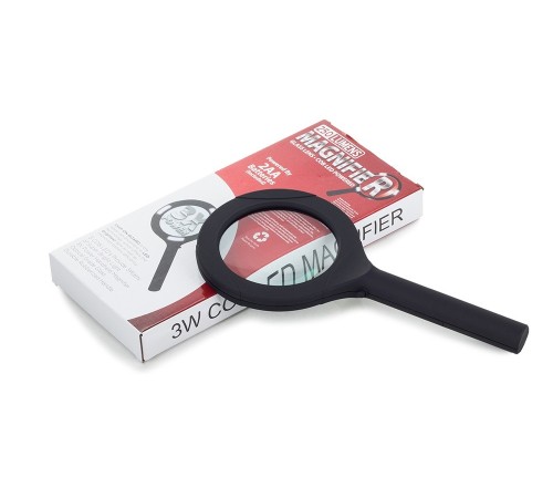 Nikula-3 Ledli Işıklı El Büyüteci 250 Lümen Beyaz Işık Büyüteç 3x Zoom Tamirci Büyüteç wt-374