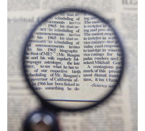 Nikula-5x 60mm Cam Optik Lens,katlabilir,deri Kaplamalı Cep Büyüteç-xx1051